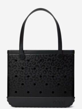 BOGG BAG- " Baby Bogg " Bag (Onyx-Black Leopard 🐆 Print) 🖤 12.5 X 15 X 5
